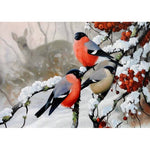 Winter Birds - Diamond Painting Kit