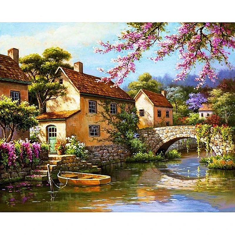 Beautiful Cottages Diamond painting kit