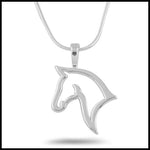 Horse Women Pendant Necklace