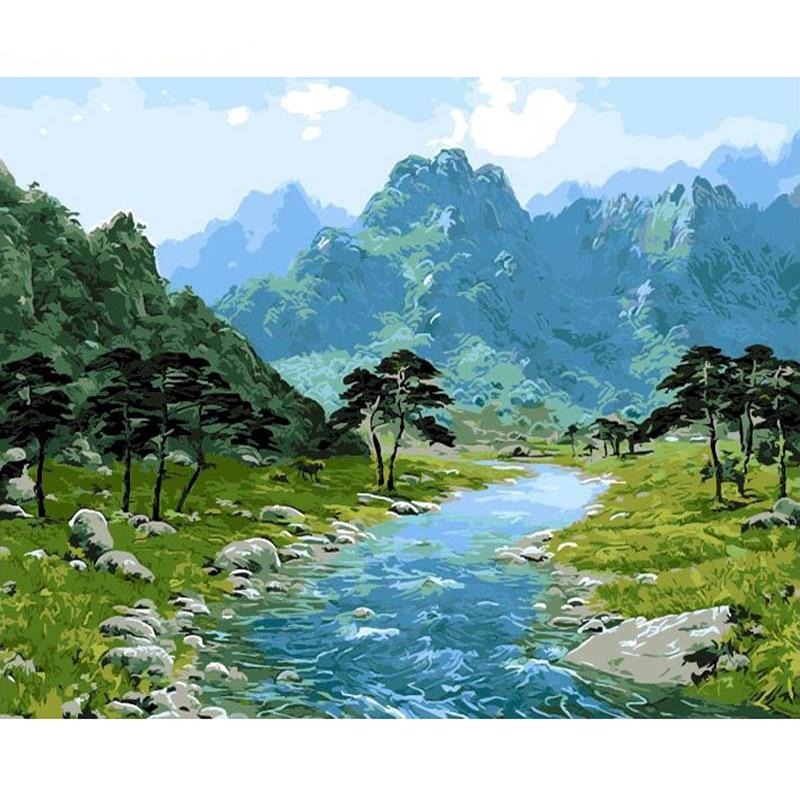 
                  
                    Mountain Glory - Paint By Number
                  
                