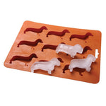 2-In-1 Dog Shaped Ice Cube Tray + Cookie Mold