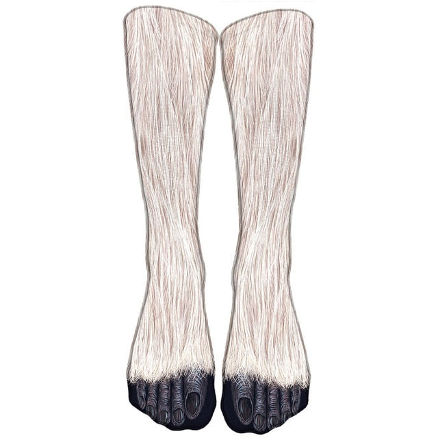 3D Animal Foot Print Socks