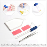 White Flow - Diamond Painting Kit