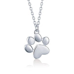 Sterling Silver Puppy Paw Pendant