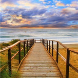 Wooden Path At Sea - Diamond Painting Kit