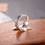Angel - Feather Sterling Silver Ring