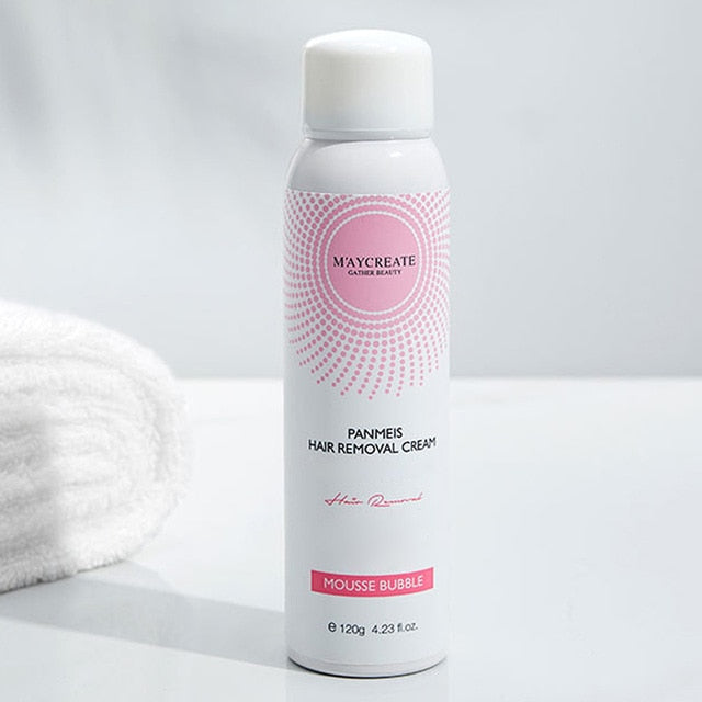Natural & Painless Hair Removal Mousse Spray