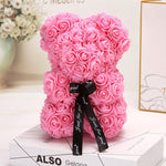 Rose Flower Teddy Bear