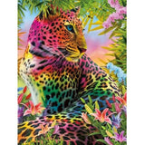 Rainbow Leopard - Diamond Painting Kit