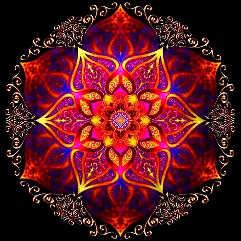 Regal Mandala  Diamond Painting Kit