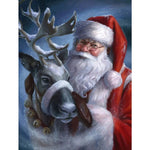 Santa Claus Reindeer - Diamond Painting Kit