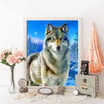 Winter Wolf - Diamond Painting Kit
