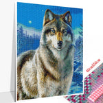 Winter Wolf - Diamond Painting Kit