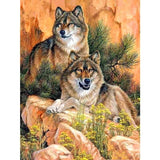 Wolf Pose - Diamond Painting Kit
